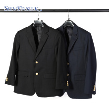 Single breasted black mens 2 piece party suit